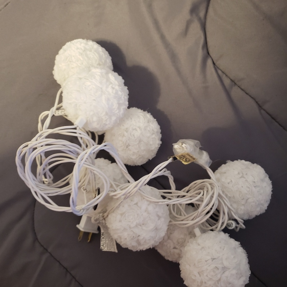 flower ball lights
